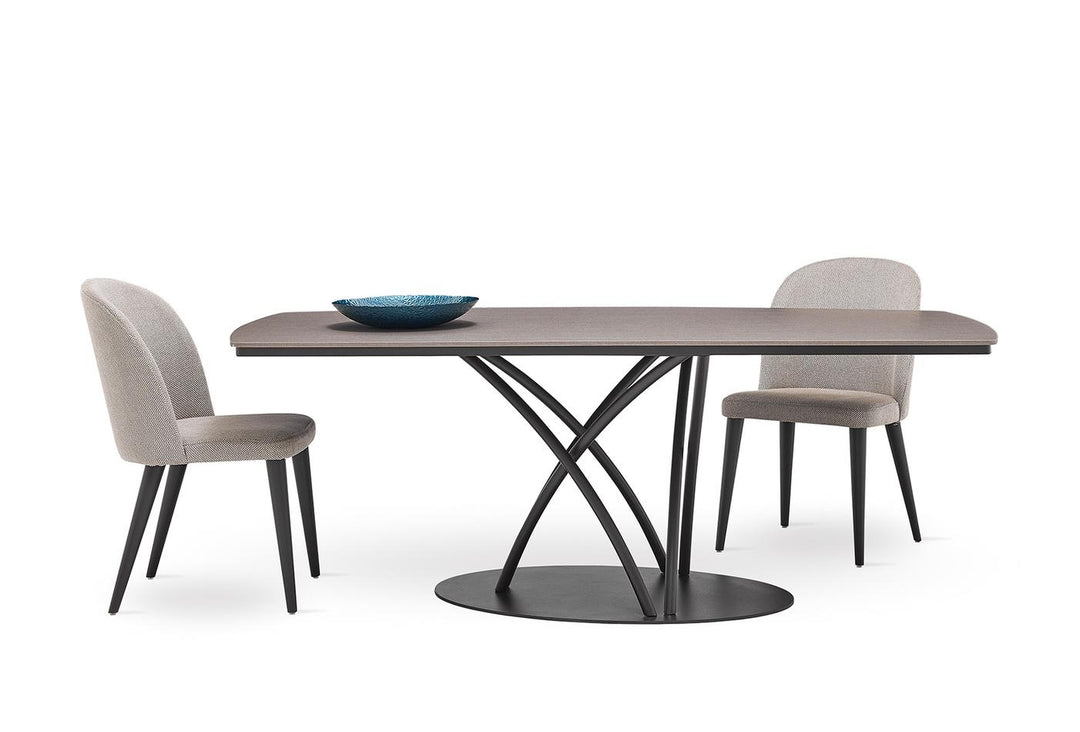 Terra Dining Table - Black/Bronze